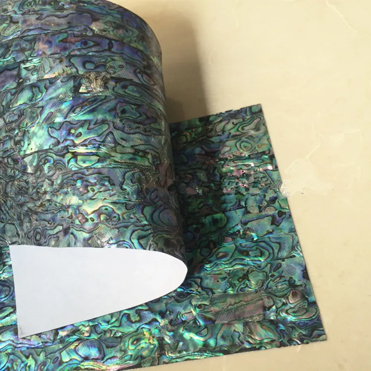 Flexible Abalone Shell Sticker Sheet Paper - 0.2mm Natural Vinyl ...