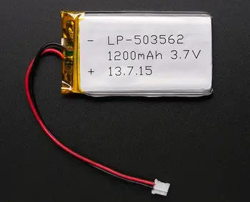 新入荷 503562 リポバッテリー 3.7v 1200mah リチウムポリマー