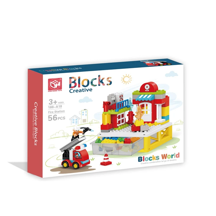 Factory Price Puzzle ABS Building Blocks Construction City Blocks Building Toy