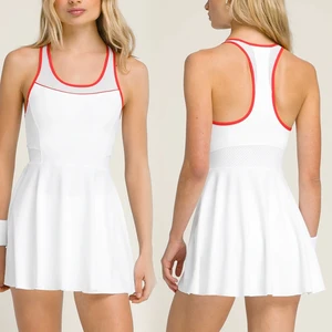 Custom Outdoor Gym Golf Jumpsuit Dress Fitness Tennis Dress Clothings Women's Golf Tennis Dress Workout