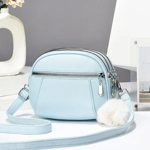 Minissimi Ready to Ship Pu Mini Fashion Omuz Cantasl Solid Simple Style Winter High Quality Sling Bag Women's Shoulder Bags