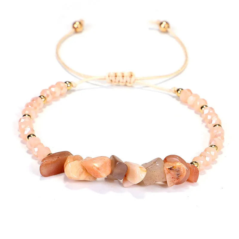 Dipped Shop - Vintage Colorful Irregular Elastic Bracelet DP25D599: Blue
