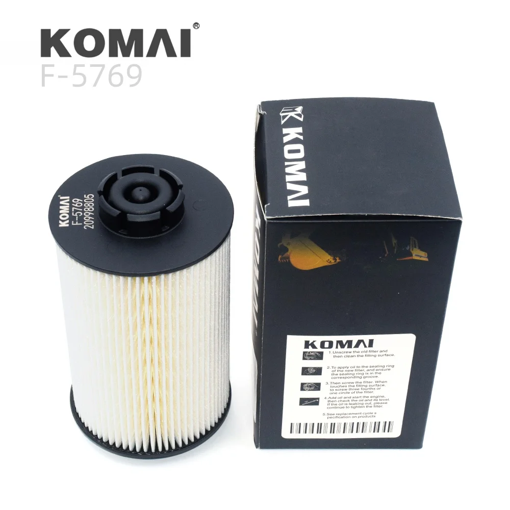 KOMAI Diesel Fuel Filter Element FF5769 for Excavator