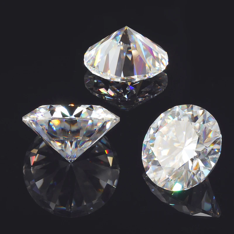Newest Price Moissanite Gems Wholesale Clarity Fl Flawless Diamants  Moissanite With GRA International Certificate