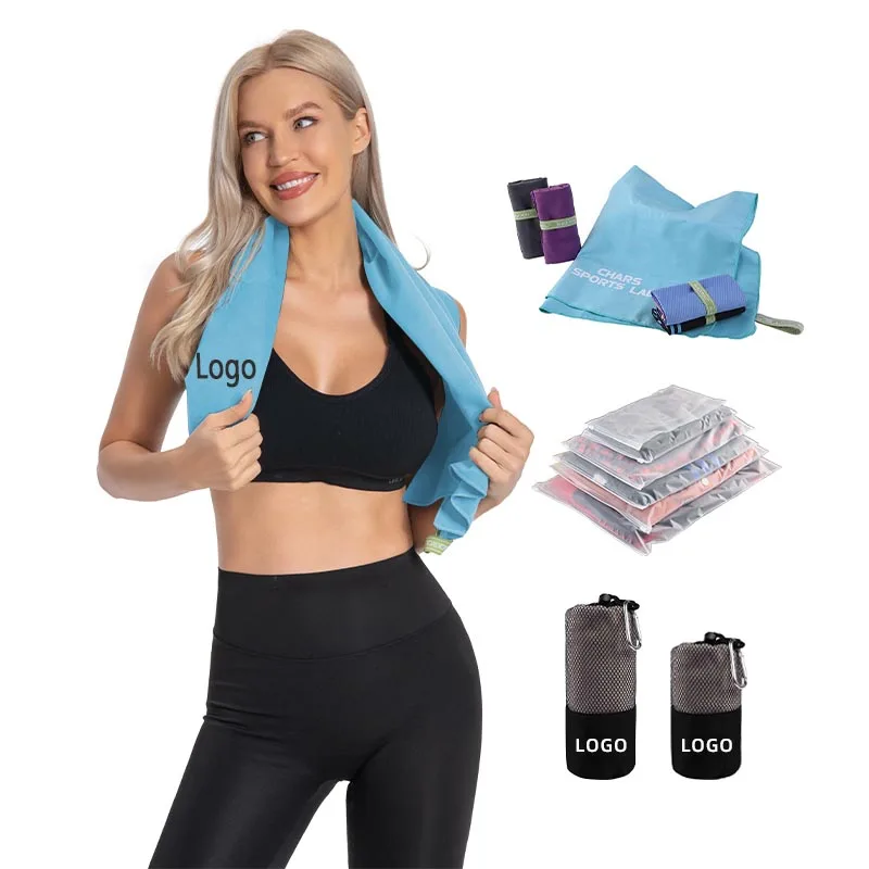 maatwerk snel droog microfiber sporthanddoek voor buiten kamperen hardlopen wandelen reizen sport handdoek ademend fitness sport fitnessstoel