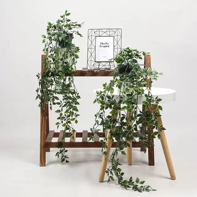 Odorless and Environmentally Friendly Hanging Natural Artificial Plants Hanging Basket Plants Green Bonsai Outdoor Artificial Pl