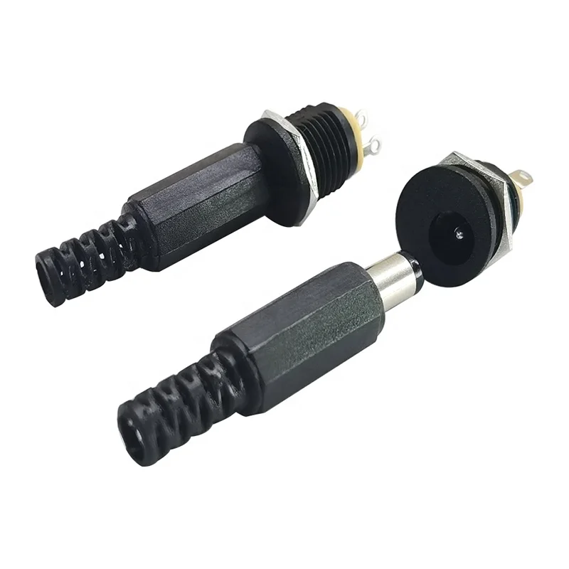 Dc Male Jack Plug Power Adapter 5.5*2.5mm Dc022 Female Plug Connector For Car Audio Buy 2.1