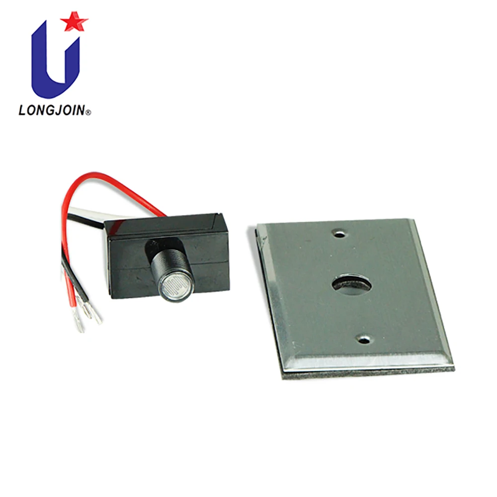 Mini Photocell Light Sensor with Accessories Aluminium Plate LONGJOIN