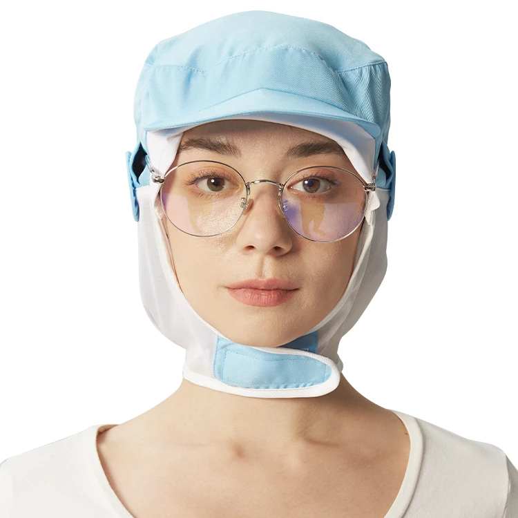 Чистая комната без пыли шляпа для мастерской сетчатая дышащая Пылезащитная Крышка пищевой промышленности