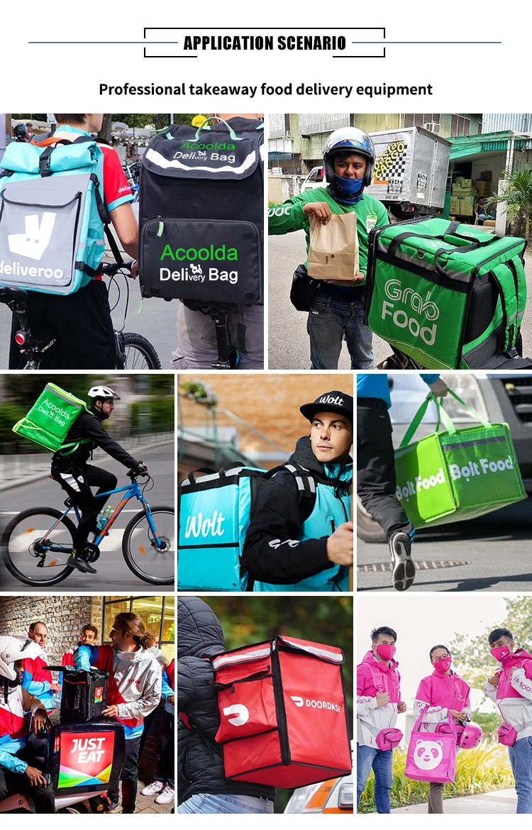 Acoolda Pizza Delivery Bag Pizza Warm Carrier Food Thermal Bag Food