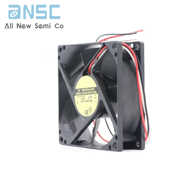 Original Axial flow fan AD0824MB-A70GL DC24V 1.2W 8025  Roller compact DC fan