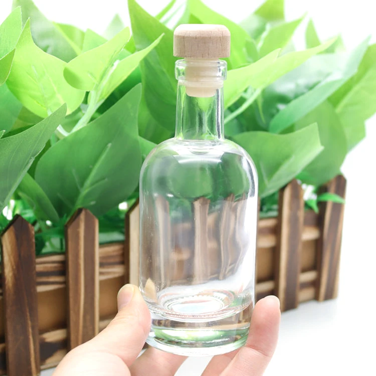 375 ml, 12 oz Nordic Liquor Bottle with Glass Stoppers