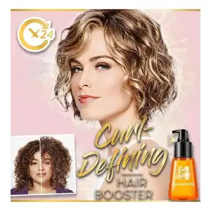 Costom 70ml Natural Fluffy Elastin Styling Cream Curly Hair Styling Moisturizing Hair Care Cream Hair Essential Oil