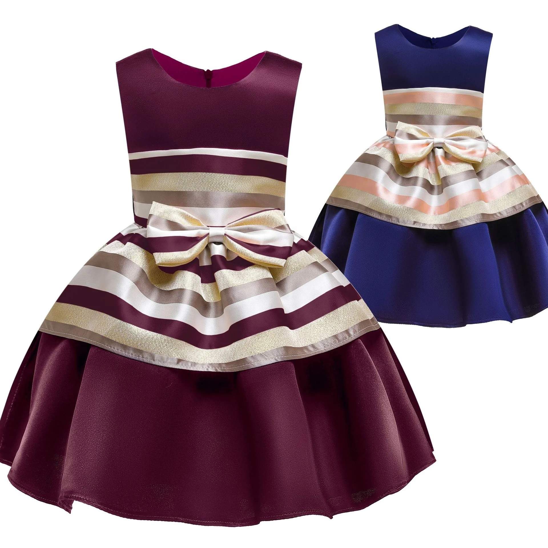 Оптовая продажа, детская одежда, платья для девочек, платья для вечеринок, хлопковые платья для маленьких девочек, платья для девочек с цветами, свадебные платья без рукавов, не поддерживаются