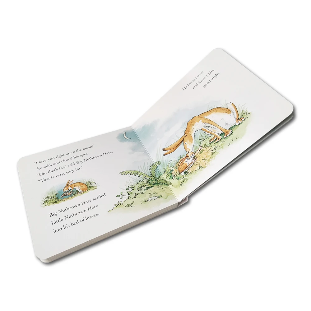 OEM Custom Board Book Printing Good and Educational Kids Story Books English Interactive Children Board Books Printing factory