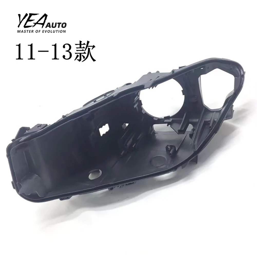 YEA AUTO Replacement Car LED headlight black back base for BMW 5 series F10 light housing headlamp back base 2011 - 2016