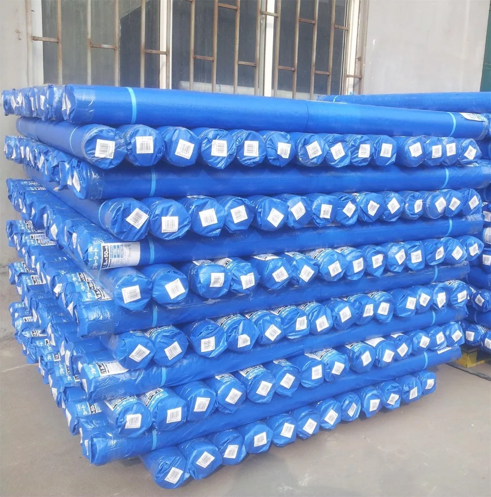 Blue Color Factory Tarpaulin Covers  Tarps Heavy Duty Waterproof Pe Tarps SHEET Brazil  for Outdoor.