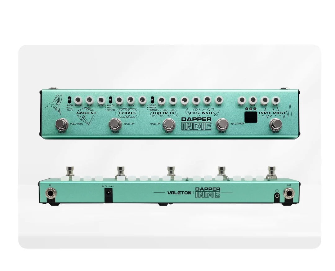 Valeton VES5 DAPPER INDIE Effects - 240+ Effects, 3-15 Days