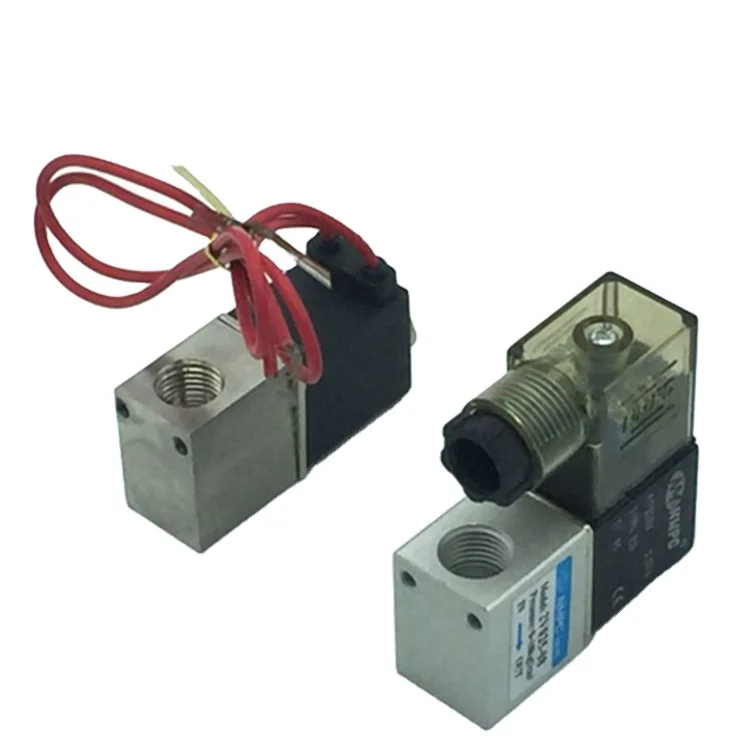 12V gelijkstroom 1/8 2 Manier normaal Gesloten Aluminium Elektrische Solenoïde Luchtklep