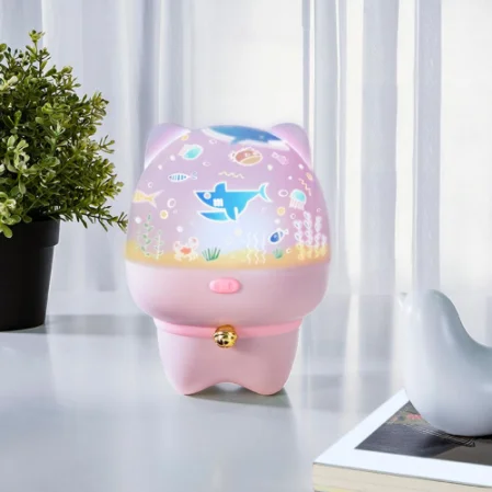 LED Projector Lights No Blueteeth Star Sky USB Light Charging Night Light Cute Pet Projection Lamp for Indoor Room Decoration