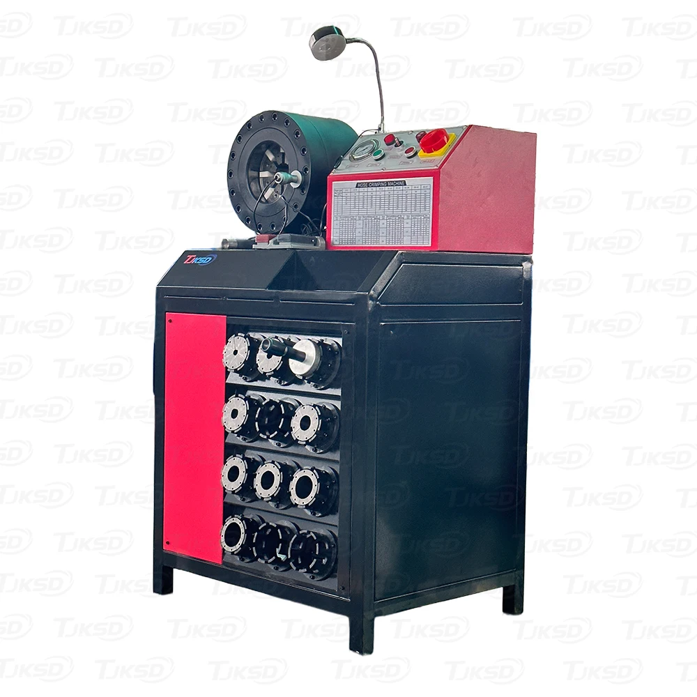 DX68 DX69 Factory Automatic 1/4-2'' P32 P20 Hydraulic Hose Pipe Pressing Tool Crimper Excavator Hose Crimping Machine