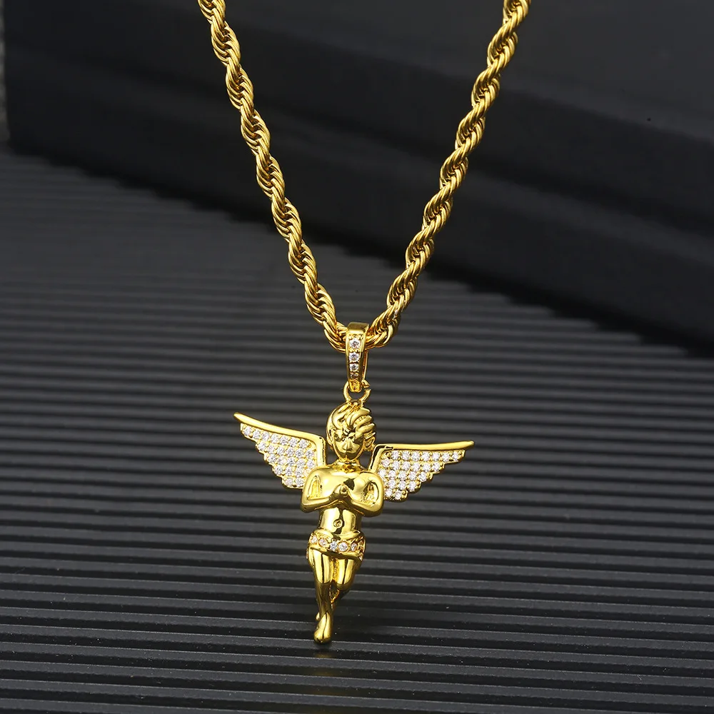 mini angel pendant