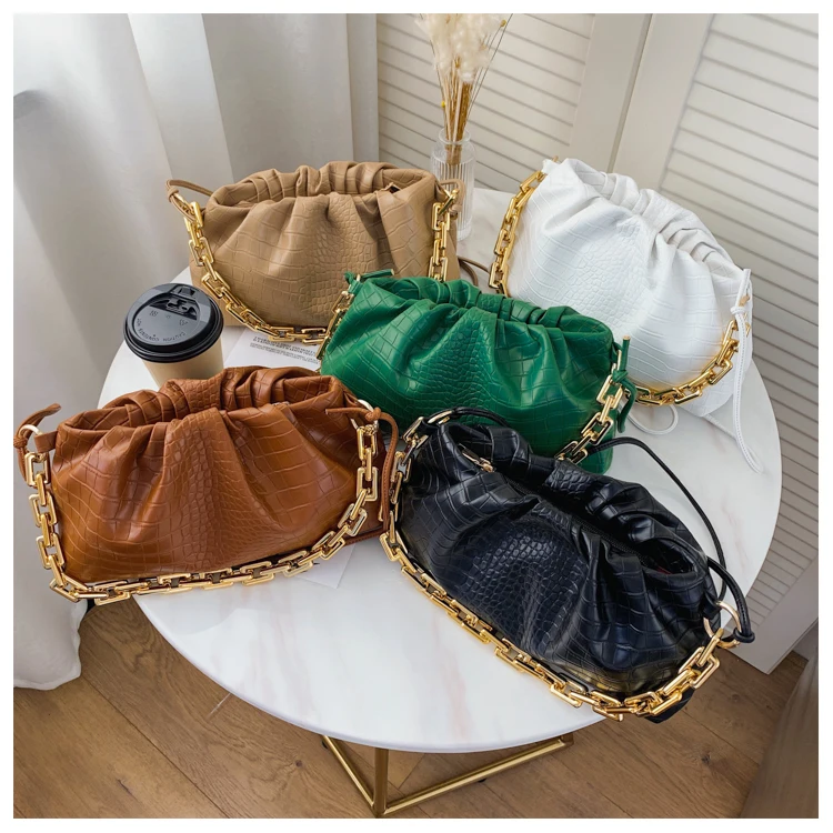 Covelin Womens Fashion Pleated Clutch Bag with Diamond Evening Handbag