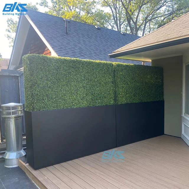 Lightweight Large Aluminum Planters for Commercial Entrances Modern Metal Pots for Mall and Building Fronts House Garden