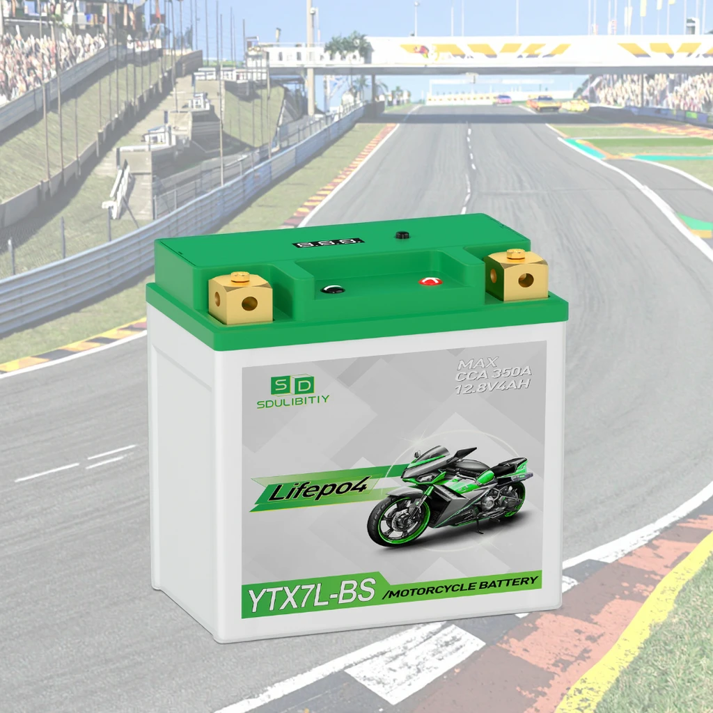 TPE Factory 12.8V3AH YTX7L-BS Lithium Motorcycle Battery for Motor Bike