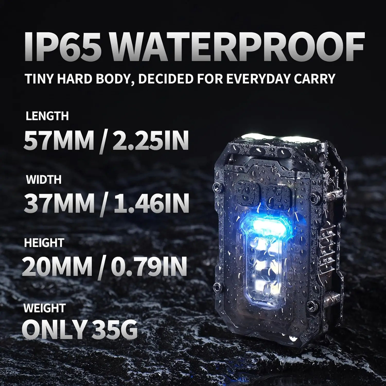 Multifunctional 10W Rechargeable Keychain Light Portable COB LED Torch Mini Camping Flashlight with Magnet Opener
