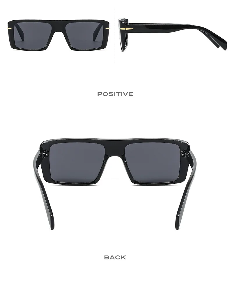 2026 Trend Luxury Decorative High-End Transparent Optical Frame Thick Rectangular Glasses Unisex For Office Use_voghion.com