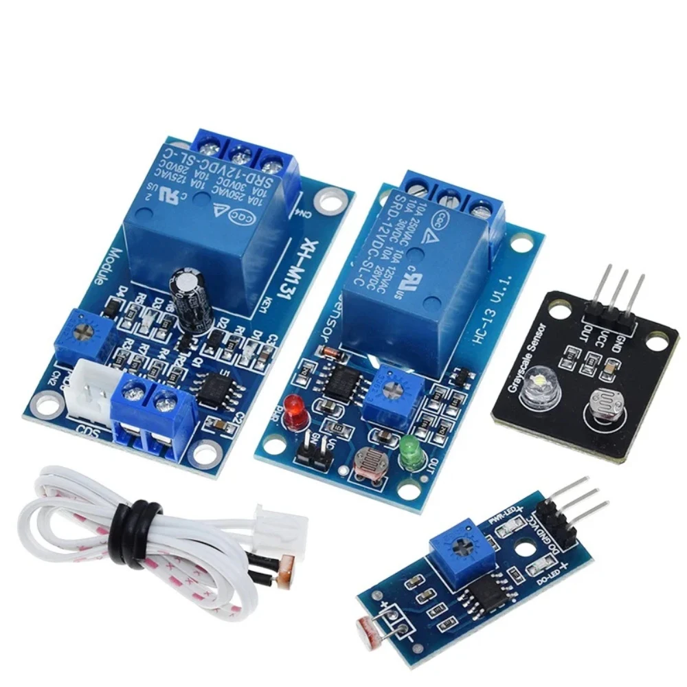 5V 12V Light Control Switch Photoresistor Relay Module Detection Sensor 10A brightness Automatic Control Module