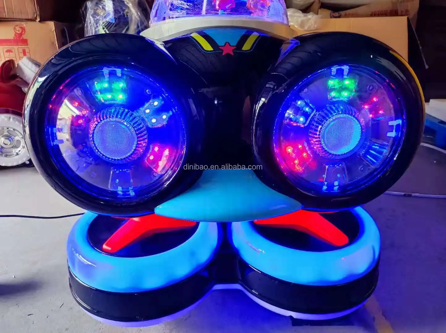 spaceship kiddie ride