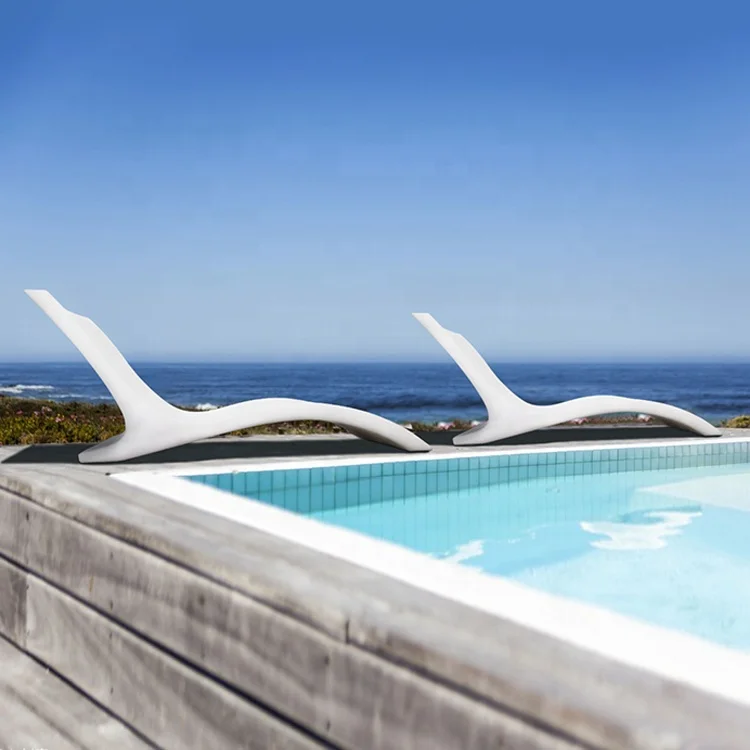 Plastic in-Pool Loungers Durable, Uv-Resistant Rest Chairs