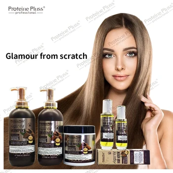 Brazil Protein Wholesale  NEW Customized Logo Argan Oil Shampoo And Conditioner Set Organic Hair Care Shampoo Sets OEM
