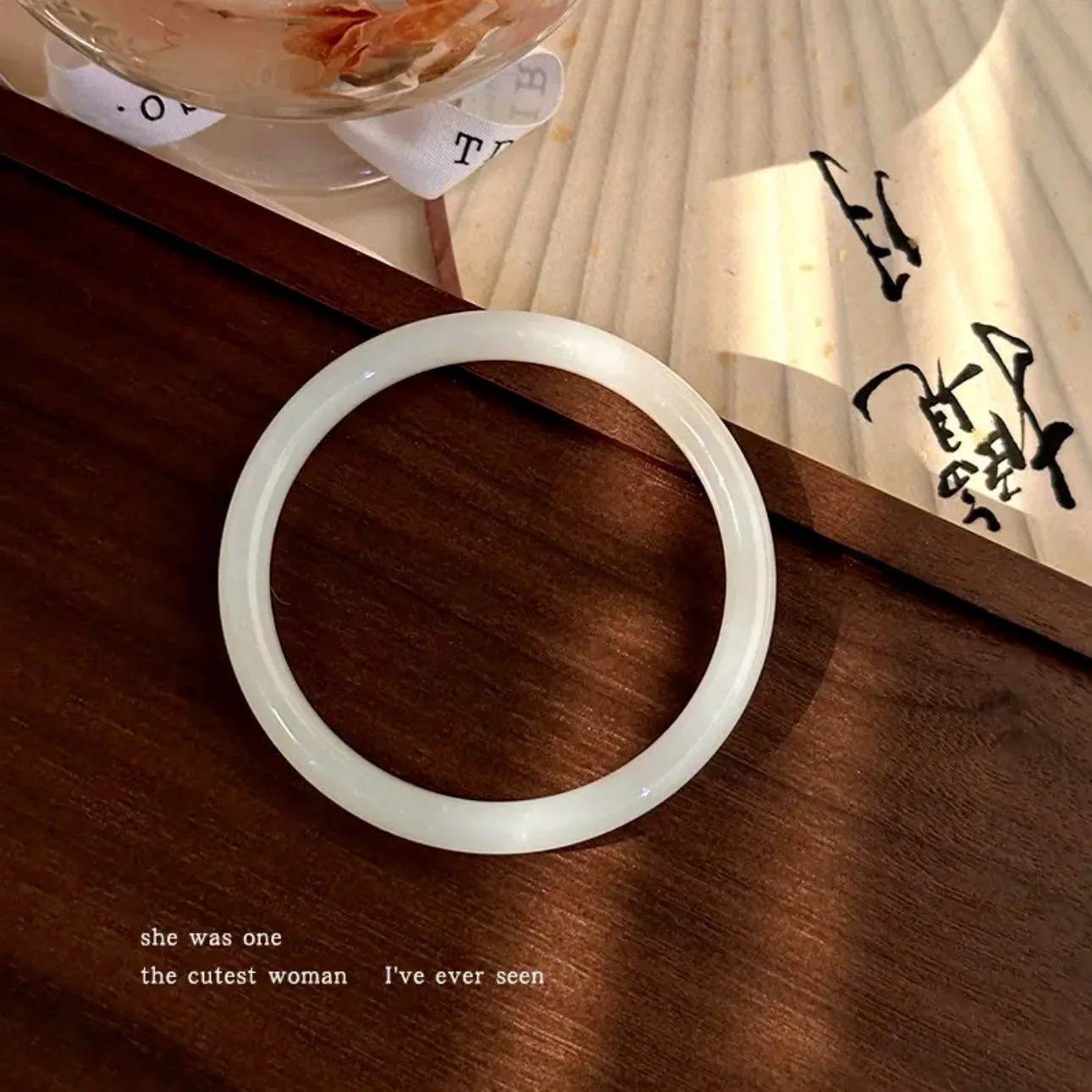 Shop Our Fashionable Ice Transparent Glass Jade Bracelet