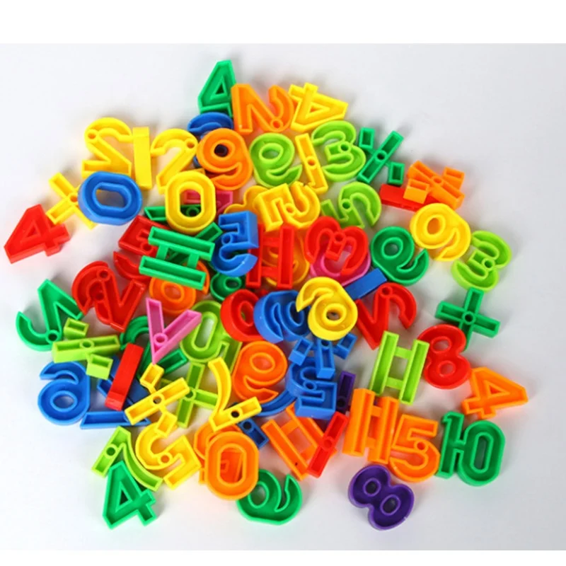 Plastic Letters and Numbers Coloured – Wholesale Beads