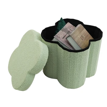 Manufacturer Reasonable Price Stackable Storage Stools and Ottoman