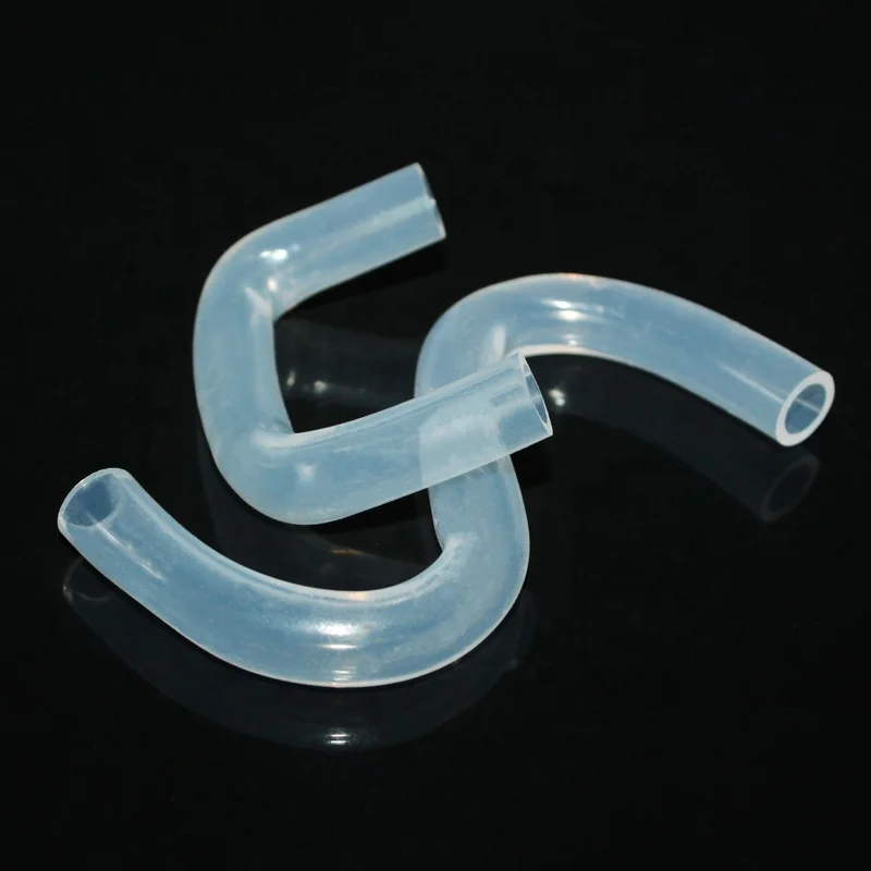 Customization Transparent Silicon Tube Elbow U s Bend Silicone Hose