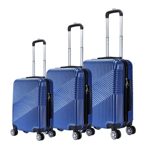 ABS Luggage Low Price Wholesale Hard Shell Portable Fashion Large Capacity Suite case with 360 Wheel