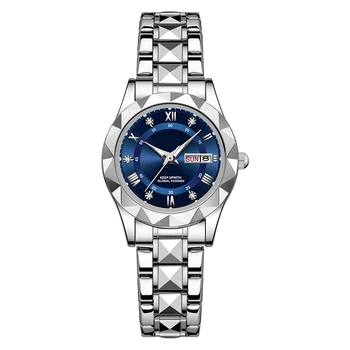 Fashion Watch Design with Diamonds Wholesale Women Wrist Watch Lady Manufactures Latest Custom Brand Logo on Face Watch