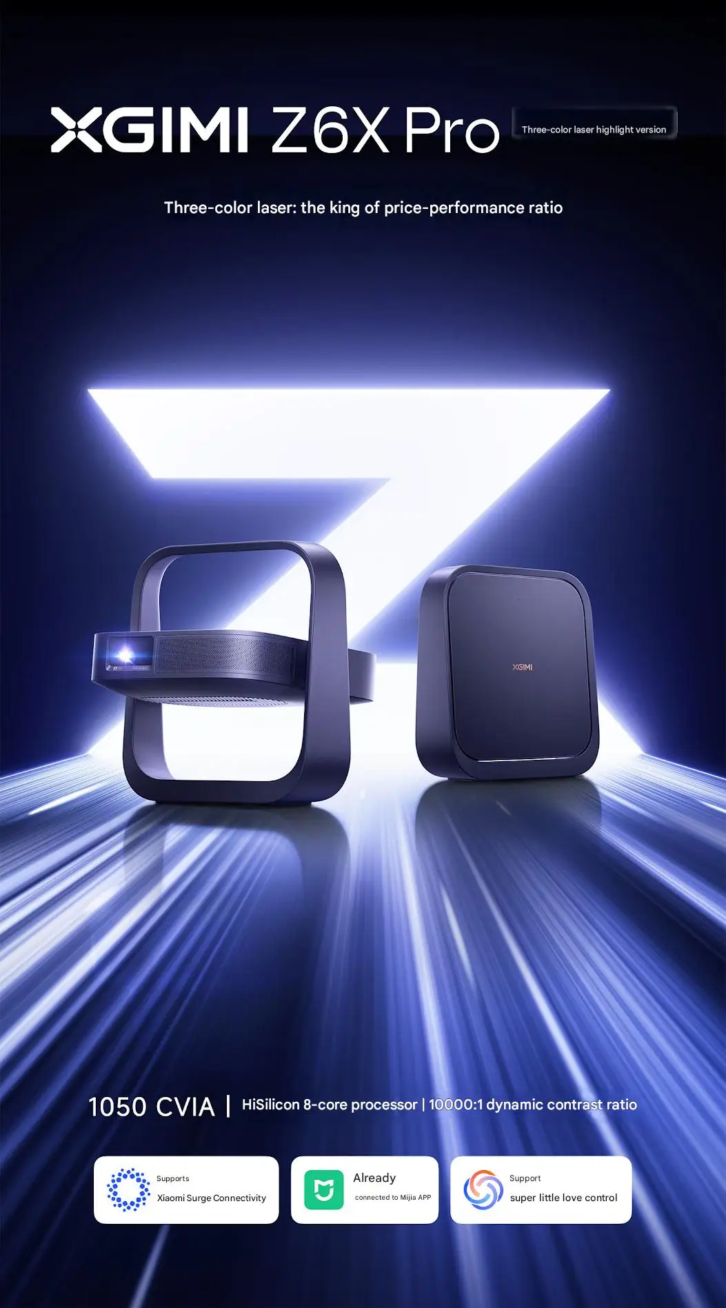 XGIMI Z9X Z7X Z6X 4K Triple Laser Projector 1500 CVIA 4K Optical