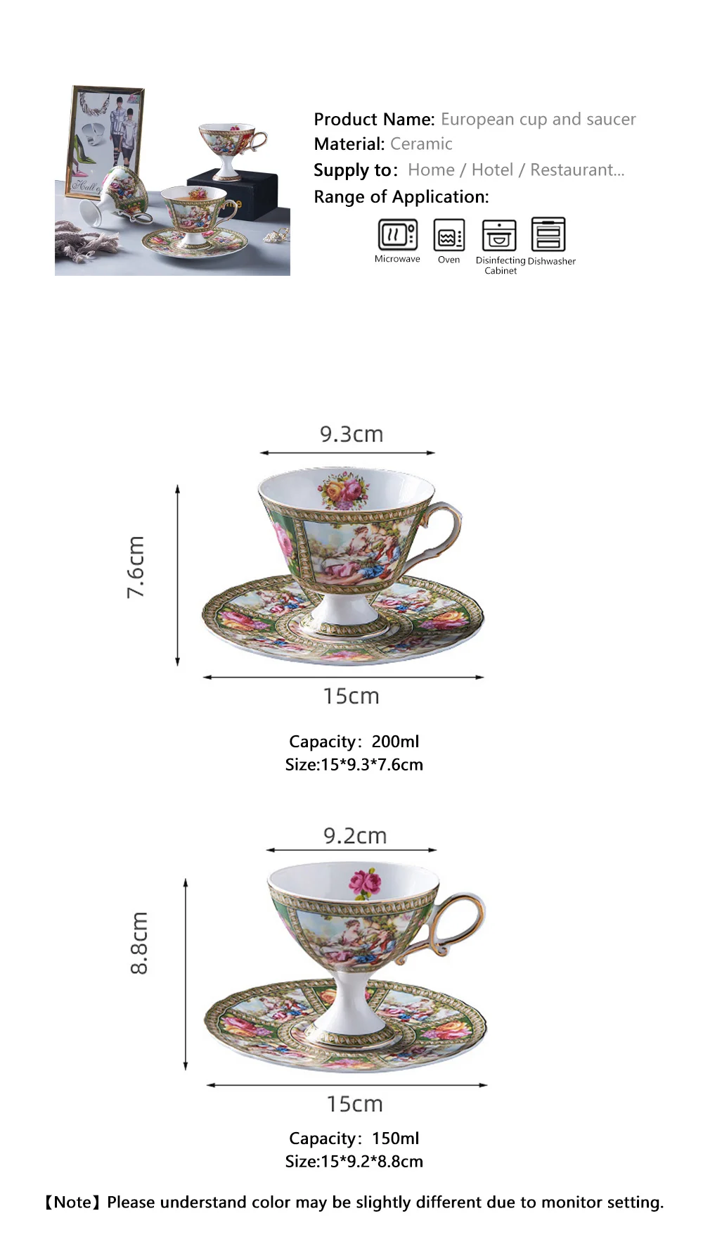 product vintage nordic ceramic coffee cup saucer western tracing gold thread set creative gold rimmed water cup matte for afternoon tea-58