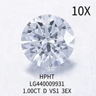 Diamond Hpht IGI GIA Certificate 0.5ct 1ct 1.5ct 2ct 3ct Wholesale Lab Created Diamond Lab Grown Diamond HPHT CVD