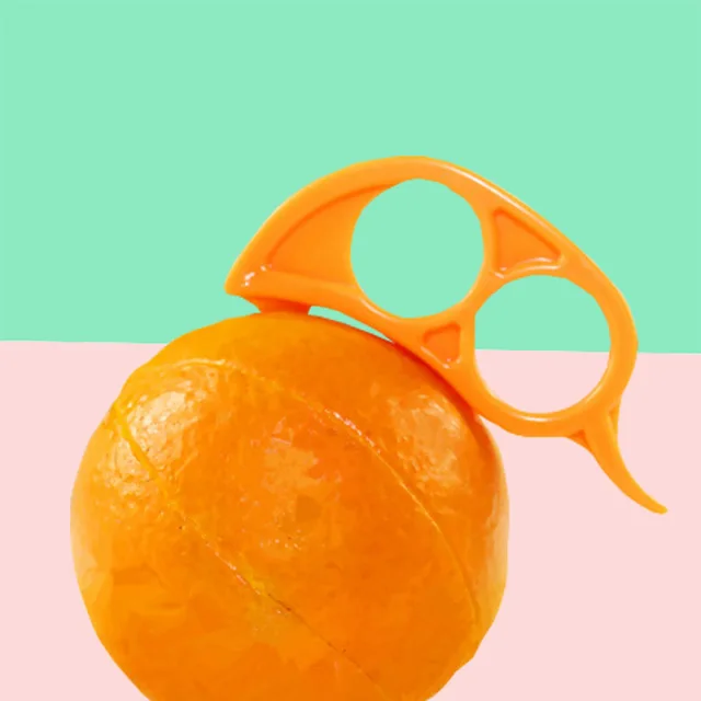 Easy Open Citrus Lemon Peel Cutter Plastic Orange Peeler Pomegranate Opener Peeler Tool