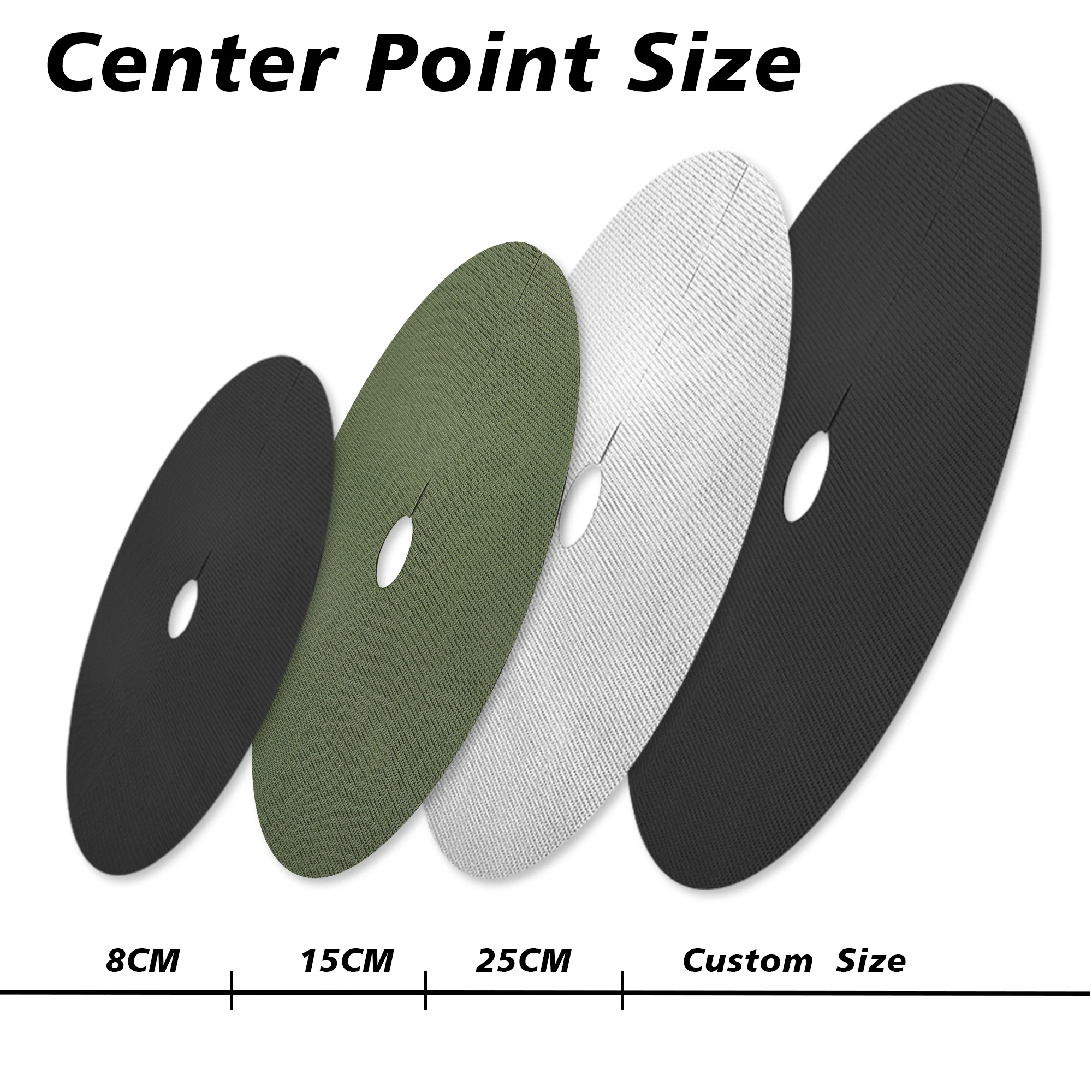 Durable Breathable Plant Weed Mat Non Woven Fabric Landscape Fabric Square With Circle Hole Punched for Tree Planting Weed Mat