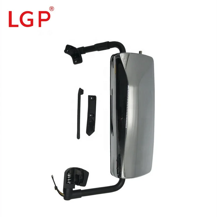 American Truck Door Mirror Assembly Lh Driver Side Chrome For Truck Vnl