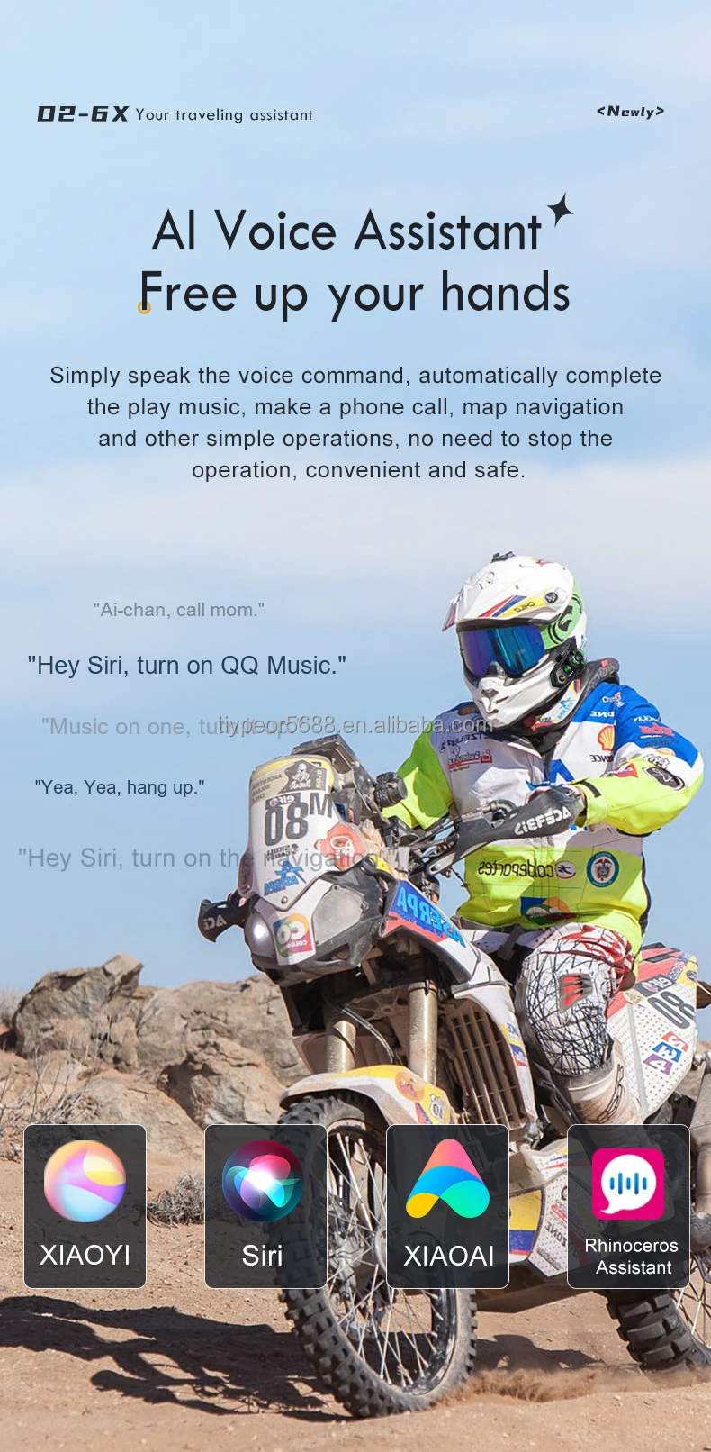 product tiypeor motorcycle intercom helmet wireless headset headphone 6 riders 1000m communicator waterproof music share interphone-8