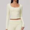 cream apricotlong sleeves