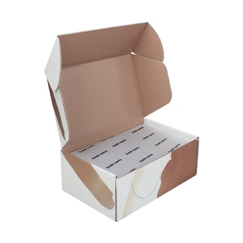 Free Sample Custom Print Logo Mailer Shipping Box Biodegradable Corrugated Cardboard Paper Airplane Boxes for Cosmetic